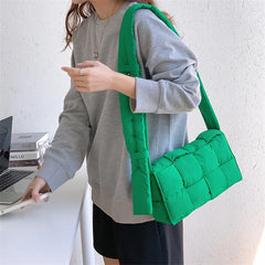 Winter Women's Messenger Bag Cotton Casual Down Bag