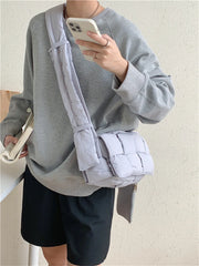 Winter Women's Messenger Bag Cotton Casual Down Bag
