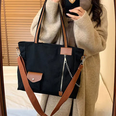 Women's Messenger Bag Crossbody Handbag Casual Student Tote Shopper Bag