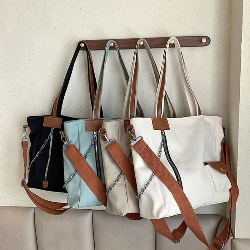 Women's Messenger Bag Crossbody Handbag Casual Student Tote Shopper Bag