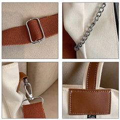 Women's Messenger Bag Crossbody Handbag Casual Student Tote Shopper Bag