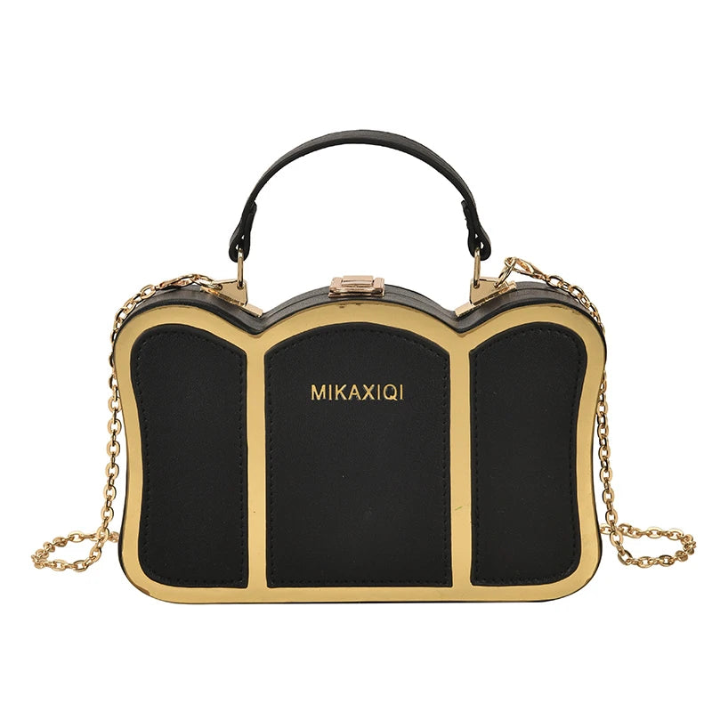 Small Square Messenger Bag Frame Shoulder Crossbody Purse