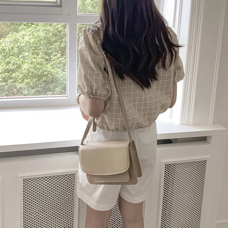 Retro Small Square Bag French Shoulder Bags