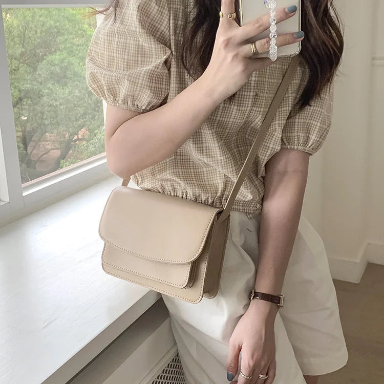 Retro Small Square Bag French Shoulder Bags