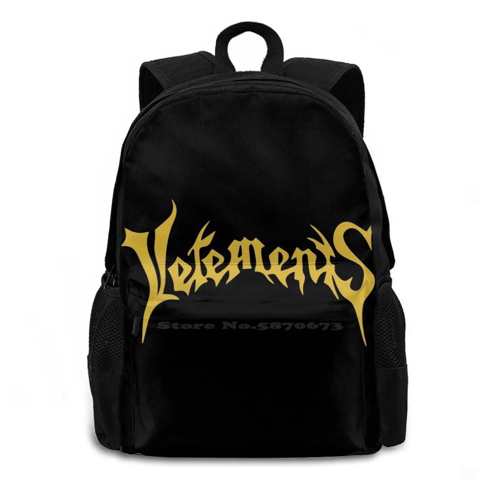 Metal 3 Large Capacity Backpack Laptop Travel Bags
