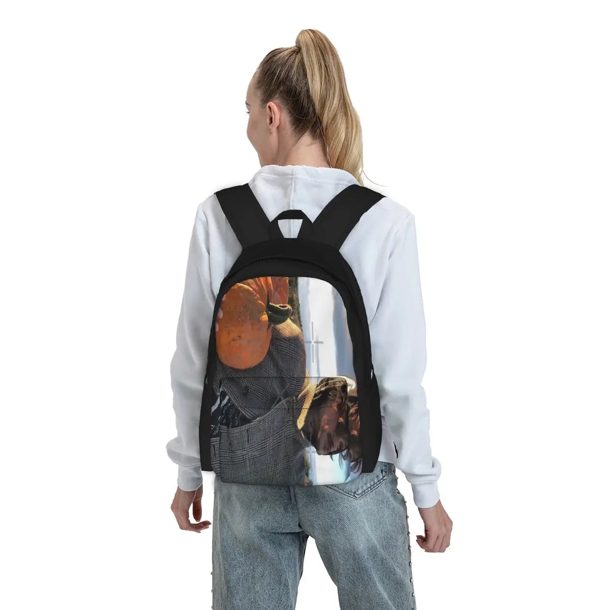 Mgg With Pumkins Backpacks Men's Backpacks Bags For Women Man B...