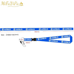 Boeing Flight Crew Lanyards Neck Strap ID Card Holder Keychain