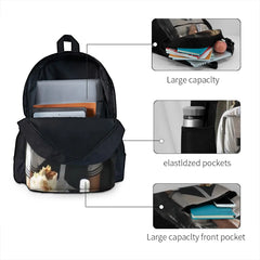 Michael Cera Burrito Backpack Men Women Waterproof Bag