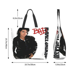 Michael Jackson 3 Tote Bag Large Women Bag Summer Tote Travel