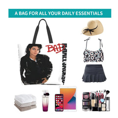 Michael Jackson 3 Tote Bag Large Women Bag Summer Tote Travel