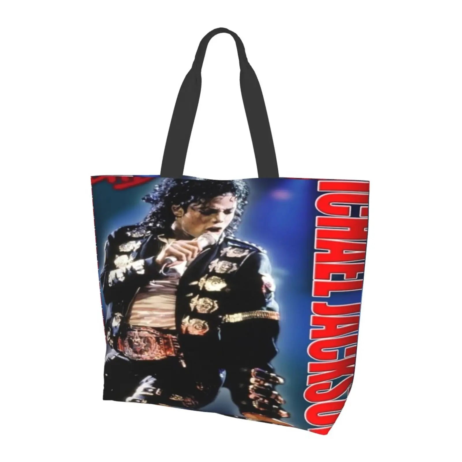 Michael Jackson Tote Bag Large Women Bag Summer Tote Travel Anime Women