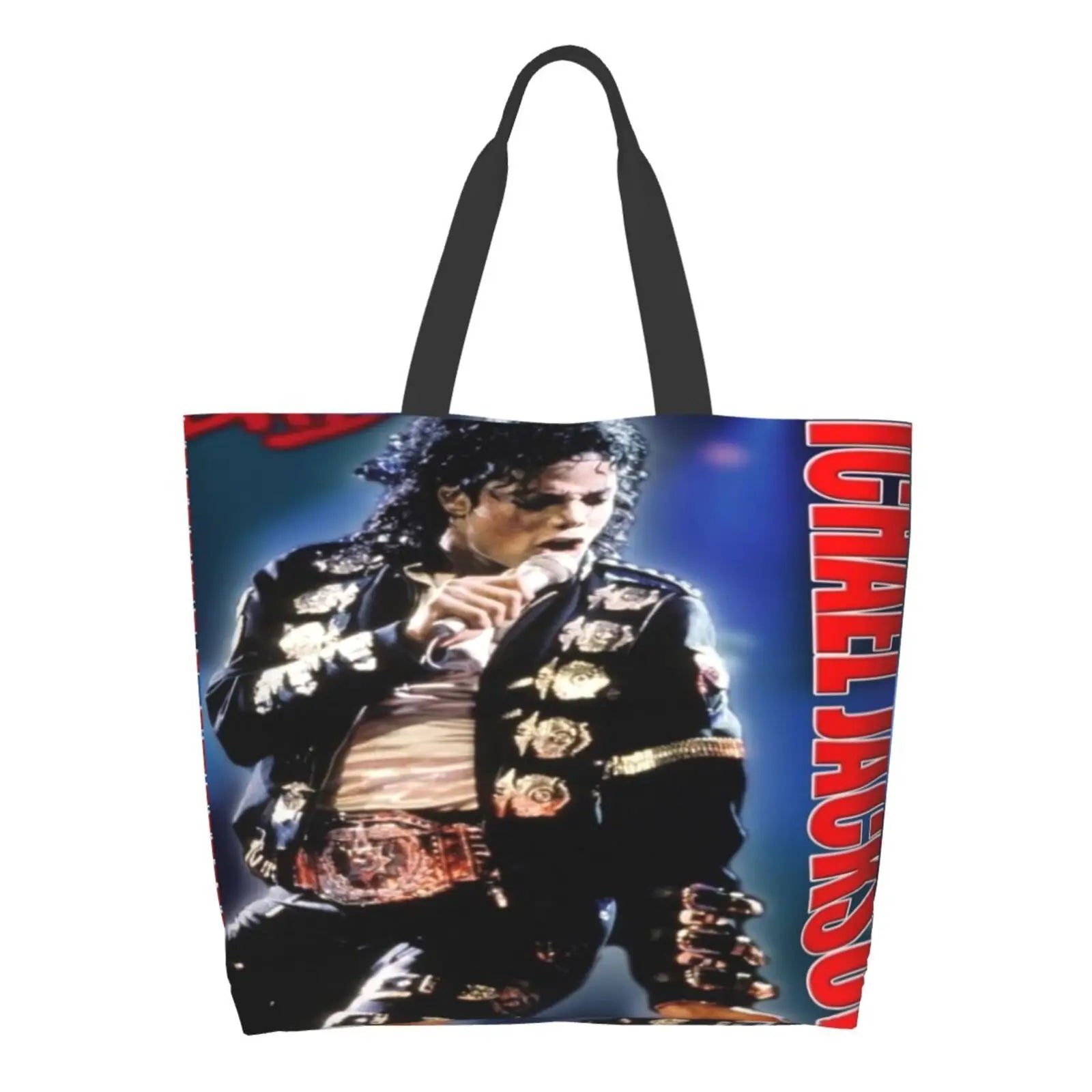 Michael Jackson Tote Bag Large Women Bag Summer Tote Travel Anime Women