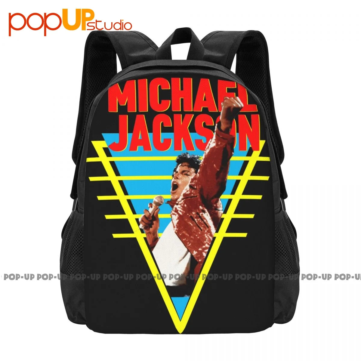Michael Jackson King Pop Rock Backpack Large Capacity Bookbag