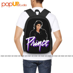 Prince Purple Rain Backpack Large Capacity Gym Riding Backpack