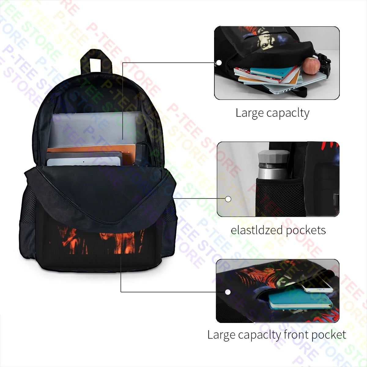 Michael Jackson Thriller Backpack Softback Gymnast Bag