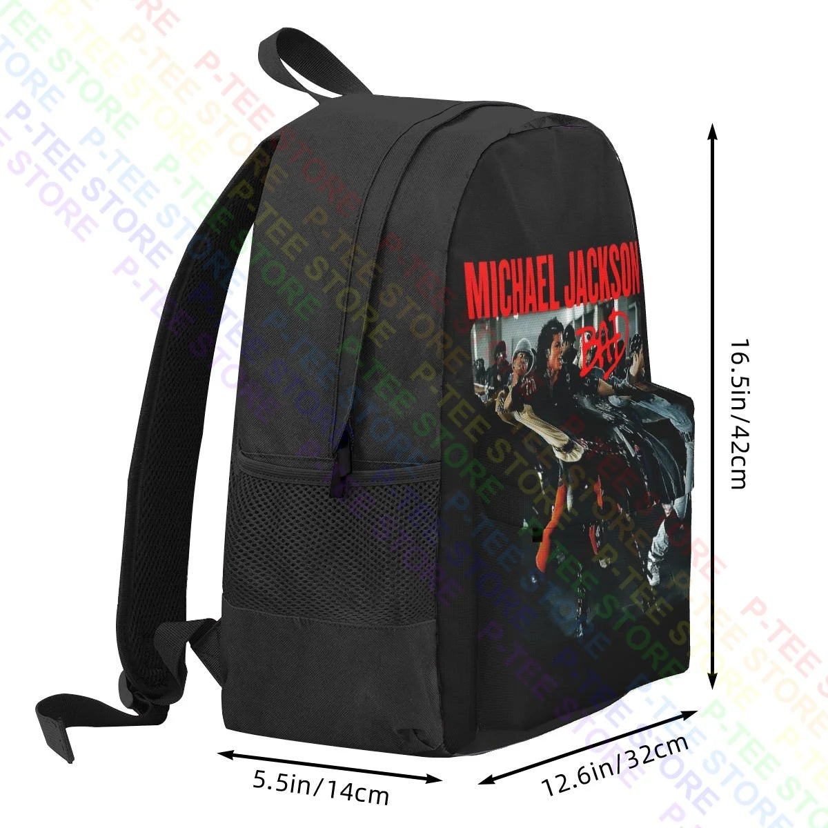 Michael Jackson Bad Backpack Gym Tote Bag