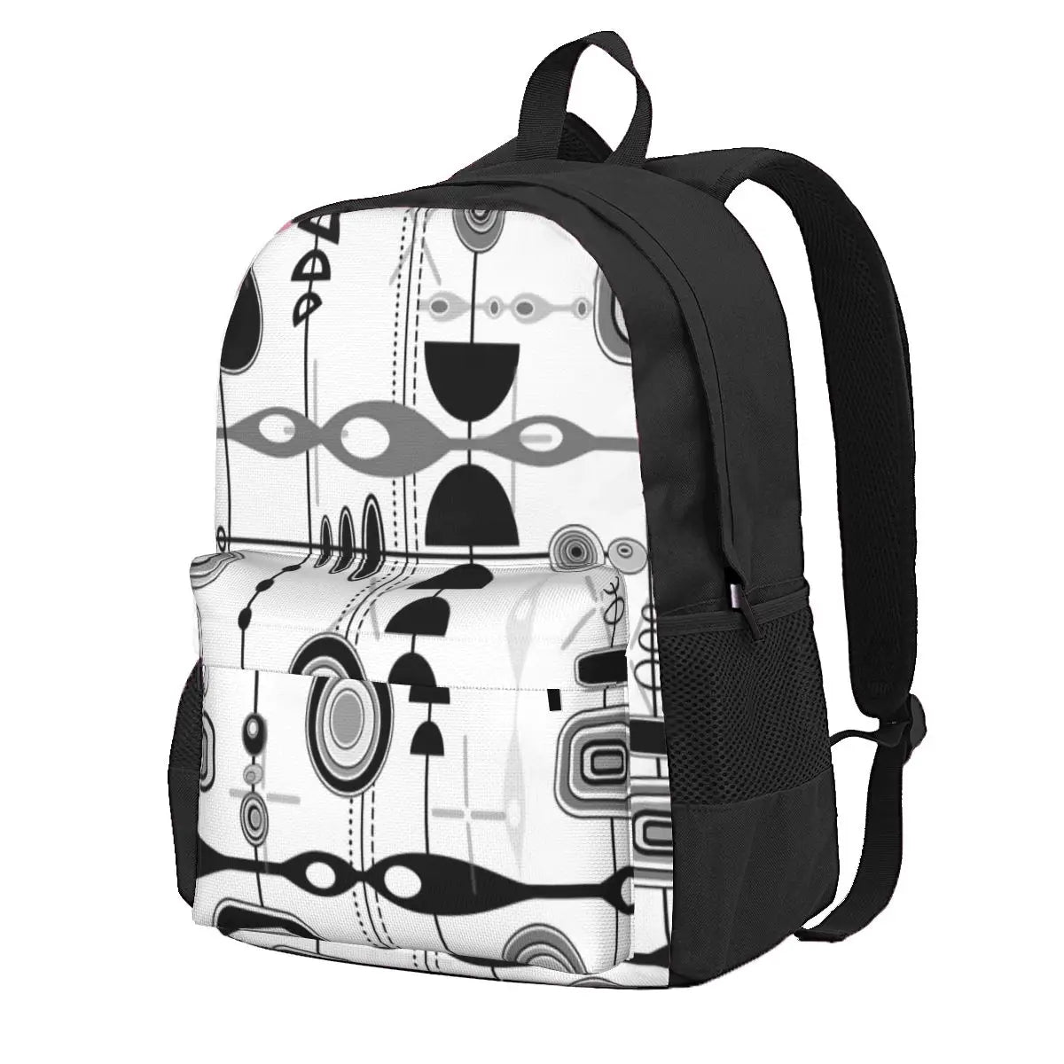Mid Century Modern Print Backpacks Men's Backpacks