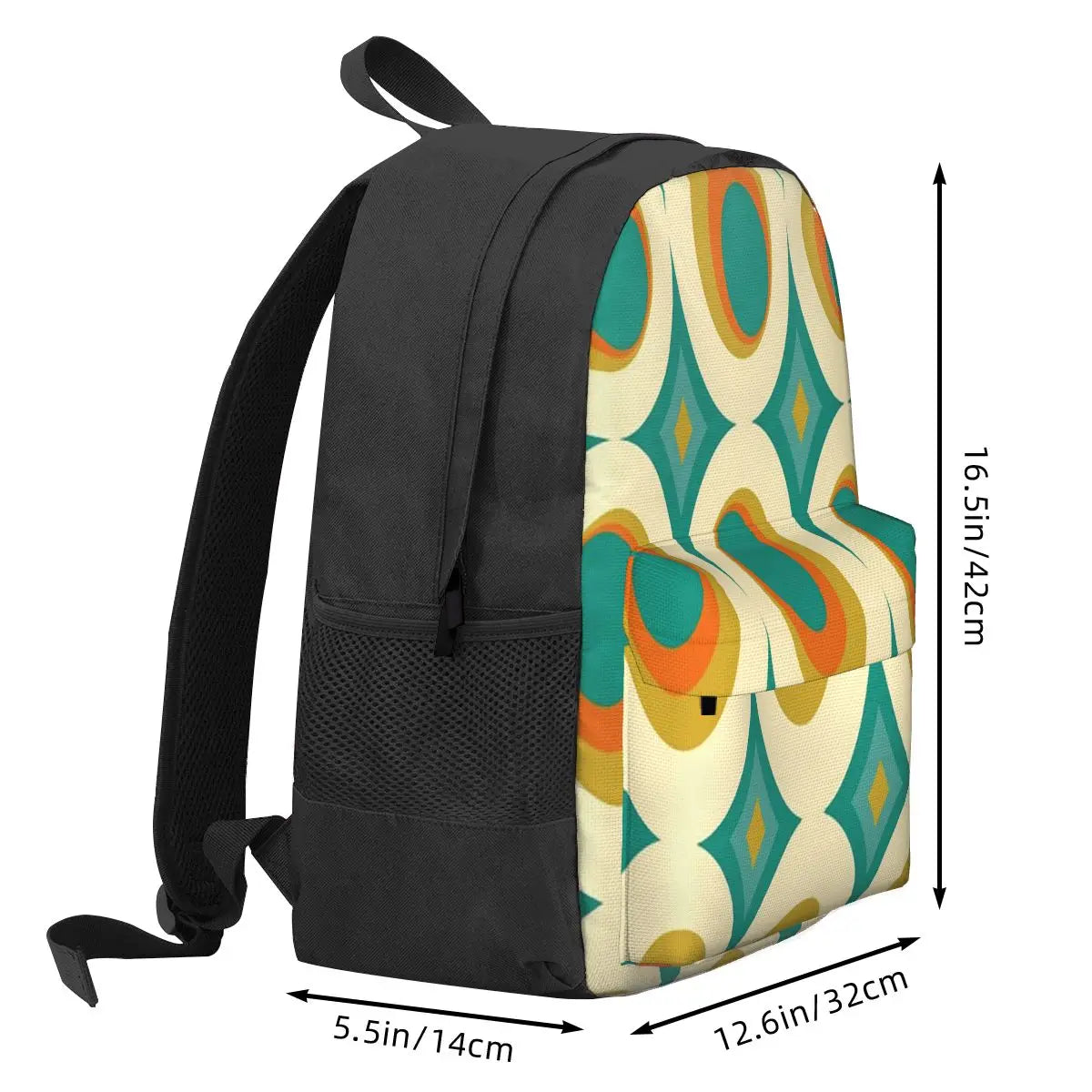 Mid-Century Modern Splash 2 Backpacks Men's Bag