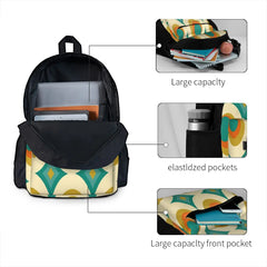 Mid-Century Modern Splash 2 Backpacks Men's Bag
