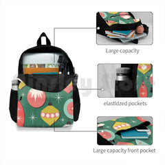 Mid Century Modern Christmas Ornaments Backpack