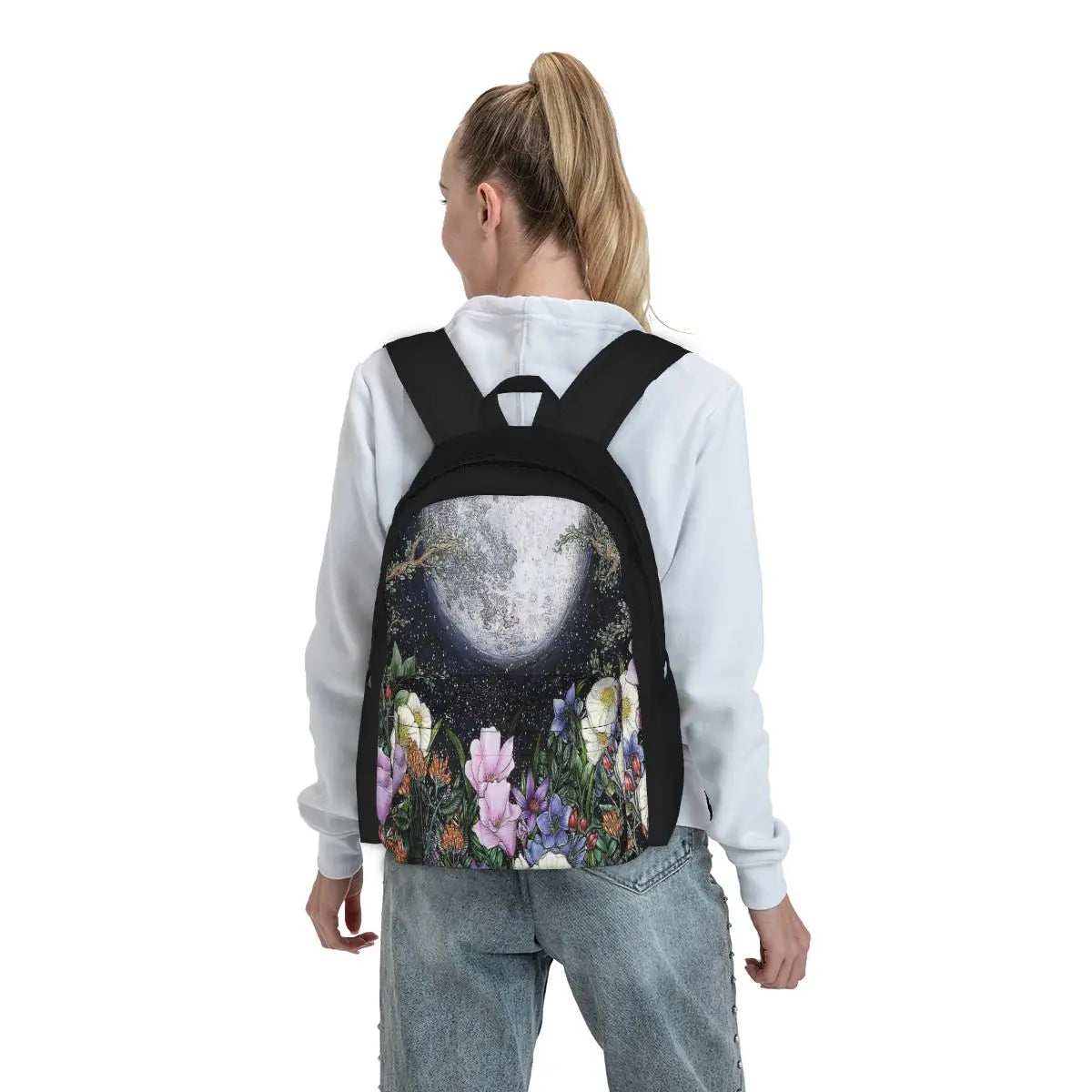 Midnight In The Garden II Backpacks For Men and Women