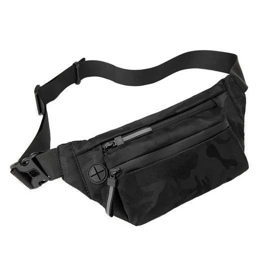 Men Waist Bag Chest Fanny Pack Waterproof Outdoor Crossbody Bags