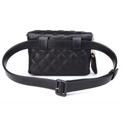 Vintage Leather Waist Bag Women Fanny Pack