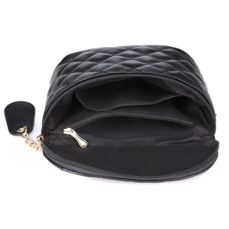 Vintage Leather Waist Bag Women Fanny Pack