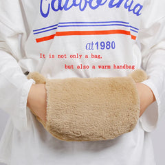 Women Waist Bag Fur Fanny Pack Winter Female Chest Bag Shoulder Handbags
