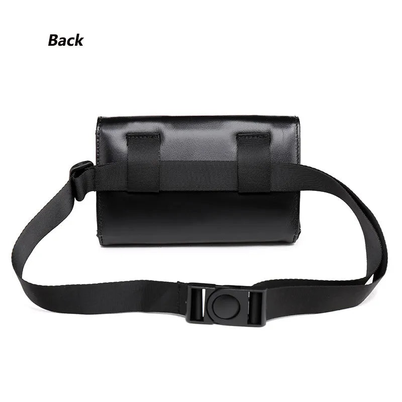 Women's Waterproof Leather Belt Bag Waist Pack