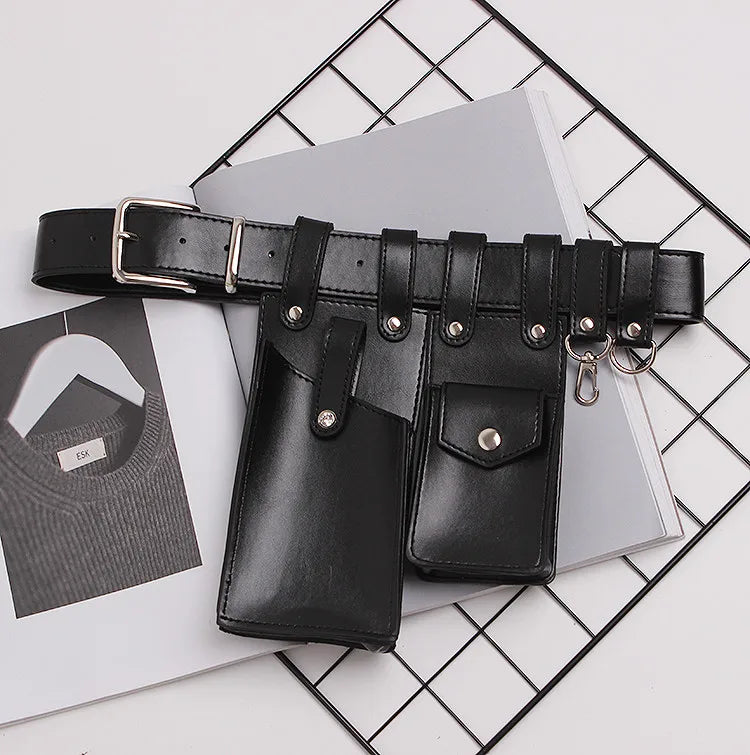 Leather Waist Bag Women Fanny Pack Waist Pack Purse Belt Bag Women Pouch