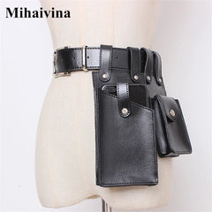 Leather Waist Bag Women Fanny Pack Waist Pack Purse Belt Bag Women Pouch