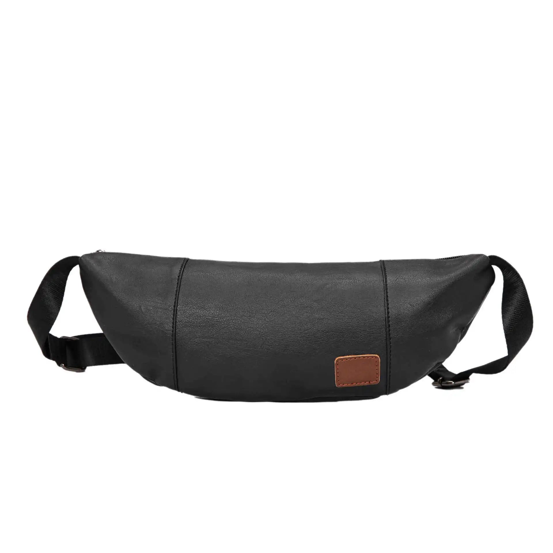 Leather Waist Bags For Men Travel Fanny Pack Chest shoulder Bag Casual Women