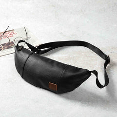 Leather Waist Bags For Men Travel Fanny Pack Chest shoulder Bag Casual Women