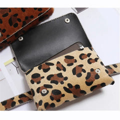 Leopard Women Waist Bag Faux Vintage Detachable Waist Belt