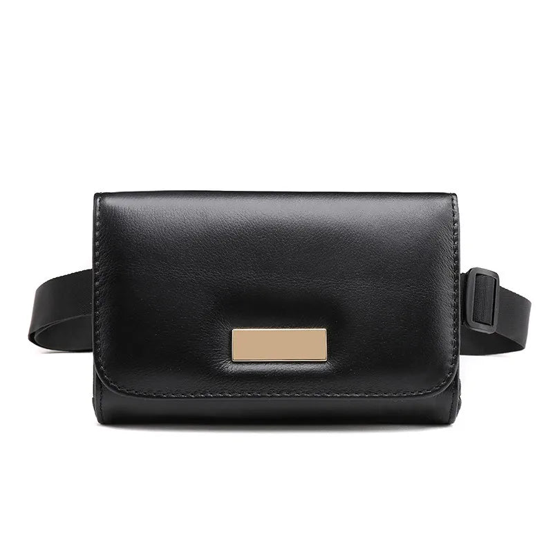 Leather Waist Bag for Running Fanny Pack
