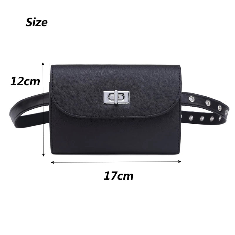 Leather Waist Bag for Running Fanny Pack