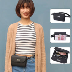 Leather Waist Bag for Running Fanny Pack