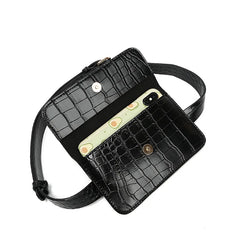 Women Leather Waist Bag Fanny Pack Shoulder Pocket Hip Pack