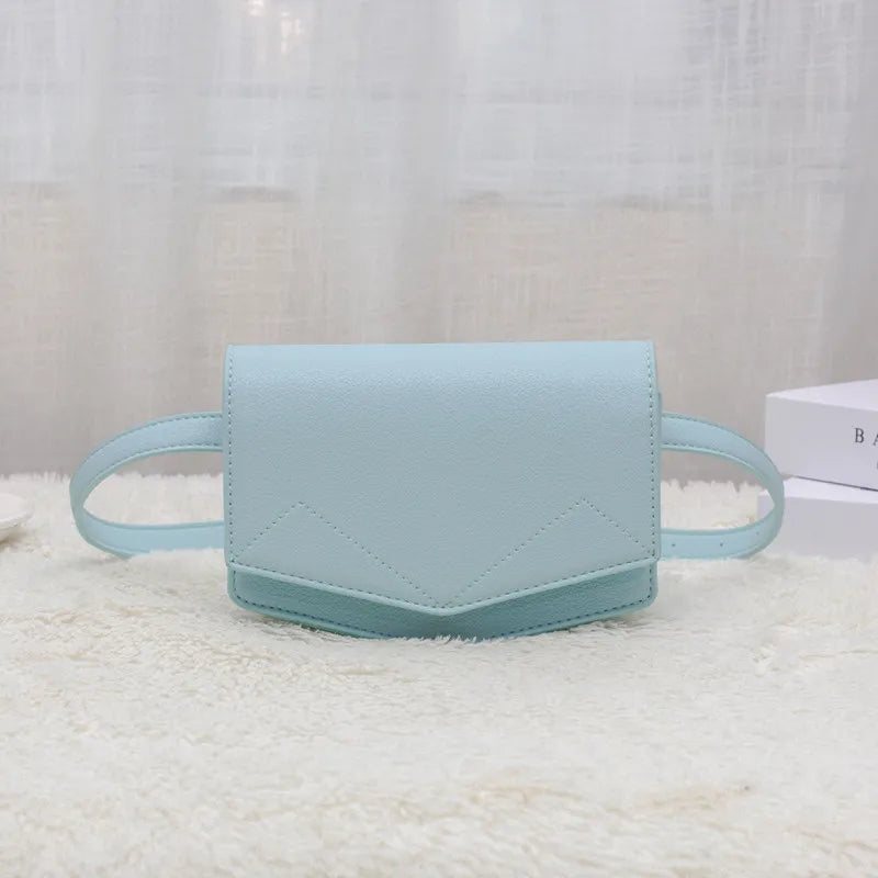 Leather Waist Bag Women Fanny Pack Girl Bum Bag Chest Pack Belt Female Bags
