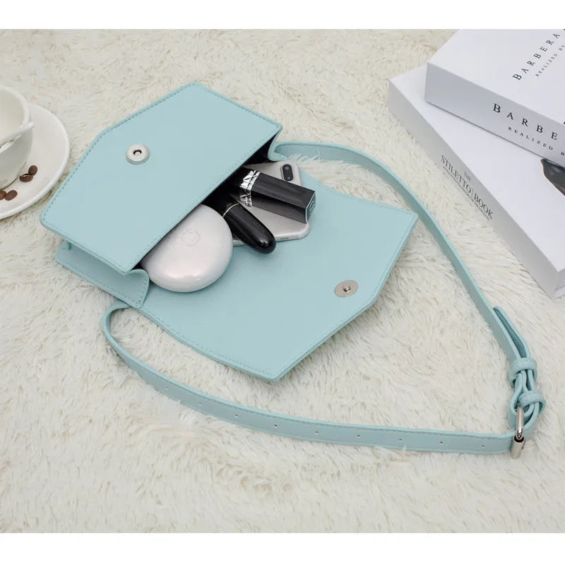 Leather Waist Bag Women Fanny Pack Girl Bum Bag Chest Pack Belt Female Bags