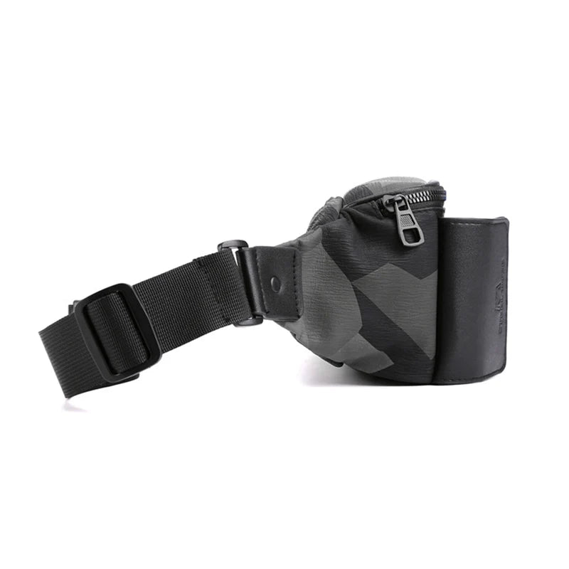 Men's Camo Chest Bag Outdoor Sports Pouch Waterproof Phone Waist Bag
