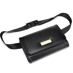 Casual Solid Women Waist Bag High Leather Belt Travel Pack Pouch Phone Bag