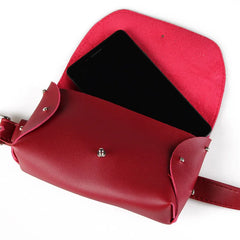 Vintage Women Belt Bag Lady's Waist Leather Women Bags Pack Femal Phone Pouch
