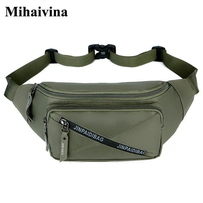 Oxford Waterproof Waist Bag Fanny Pack Chest Shoulder Outdoor Travel Unisex