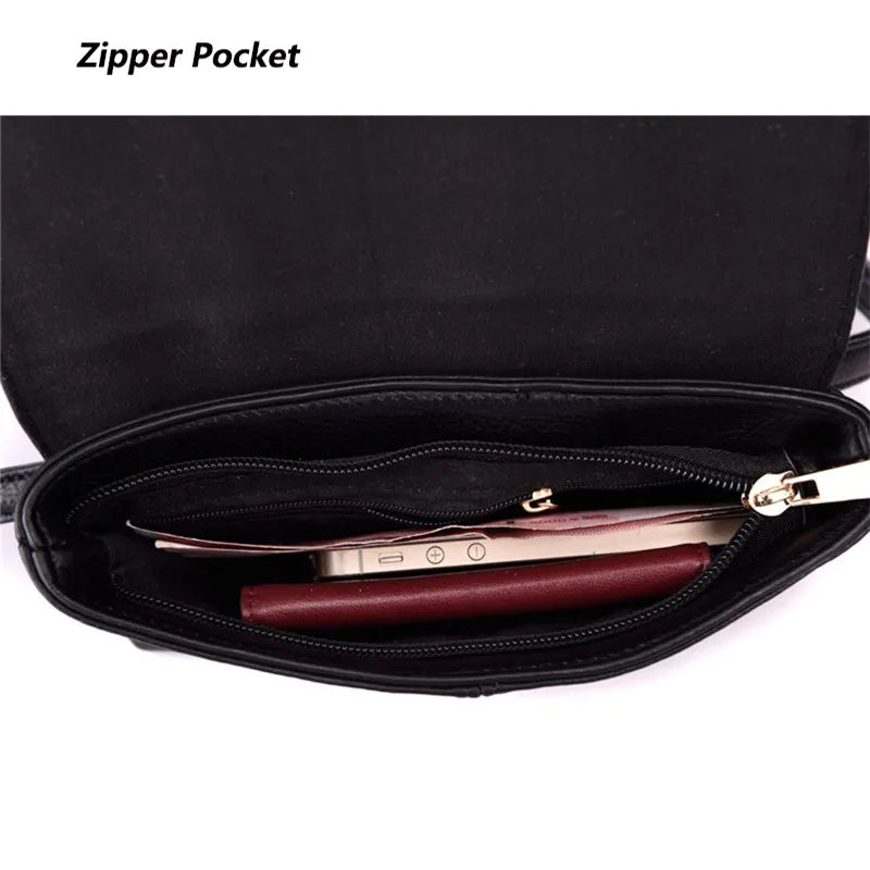 Leather Waist Bag Women Fanny Pack Hip Bum Phone Purse