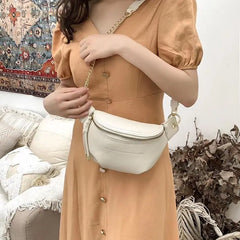 Waterproof PU Sports Fanny Pack Cross Body Waist Bag