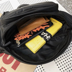 Waterproof Unisex Waist Bag Fanny Pack Street Style Hip Hop Travel Belt Bag