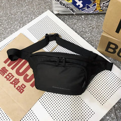 Waterproof Unisex Waist Bag Fanny Pack Street Style Hip Hop Travel Belt Bag