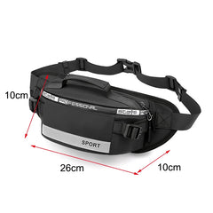 Nylon Waterproof Waist Pack for Men Women